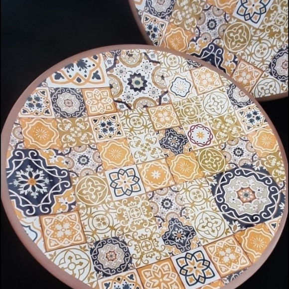 Moroccan Dinner Plates - Set of 6 - Picture 5 of 7